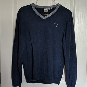 largeVintage navy puma sweater